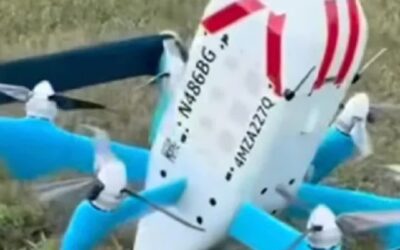Amazon Drone Lands Itself Beside a Baton Rouge Road, Two Months In